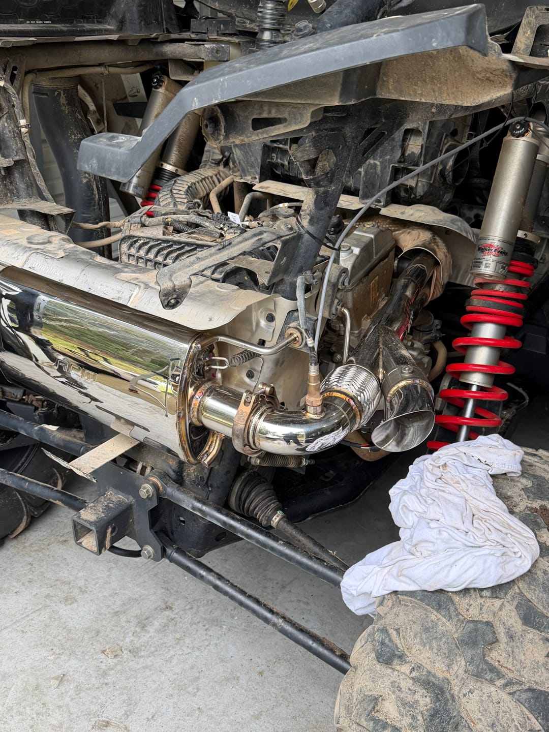 Customer photo review of RPM 2024-2026 RZR XP1000 2.5" E-Valve Captain's Choice Side Dump Exhaust
