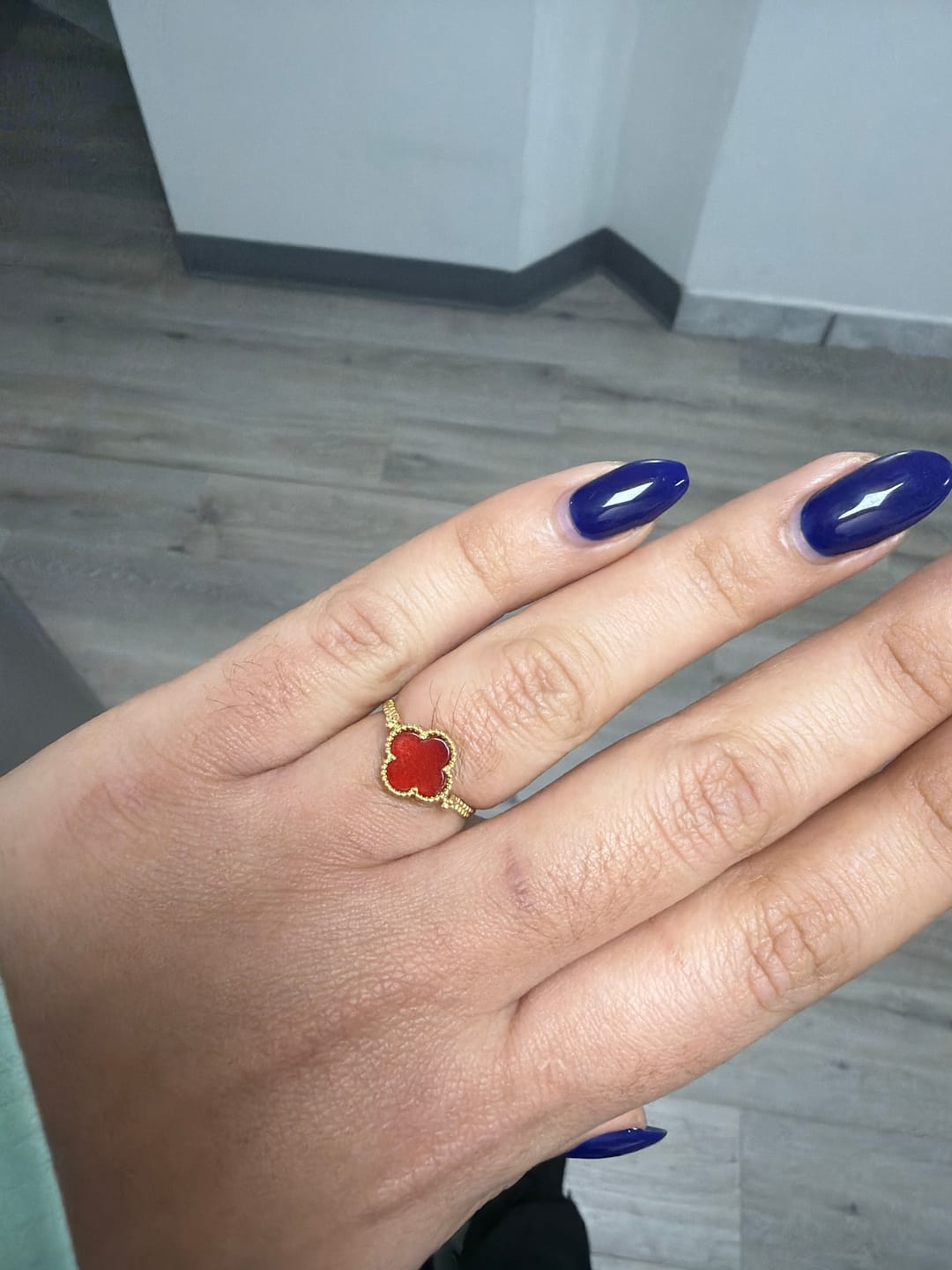 Customer photo review of Eliza Swivel Ring