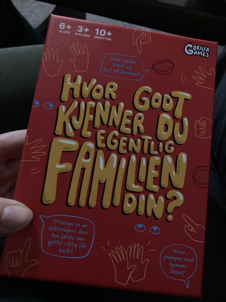 Customer photo review of Hvor Godt Kjenner Du Egentlig Familien Din?