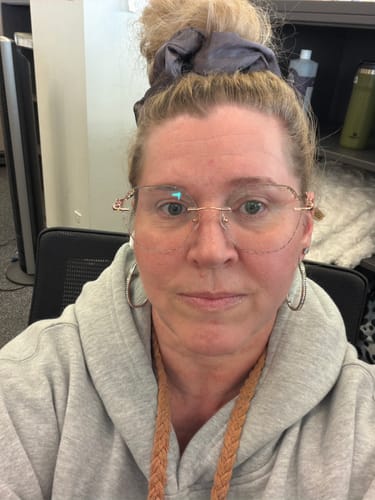 Customer photo review of Aria Eyeglasses