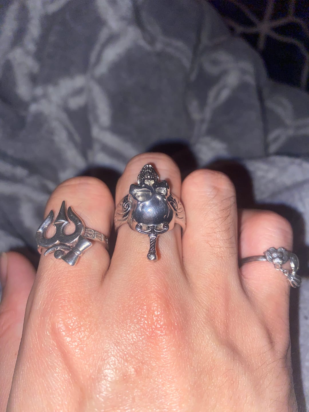 Customer photo review of HALLUCINOGENIC NIGHTMARE RING
