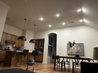Customer photo review of Industrial Oversized Large Metal Dome Pendant Light