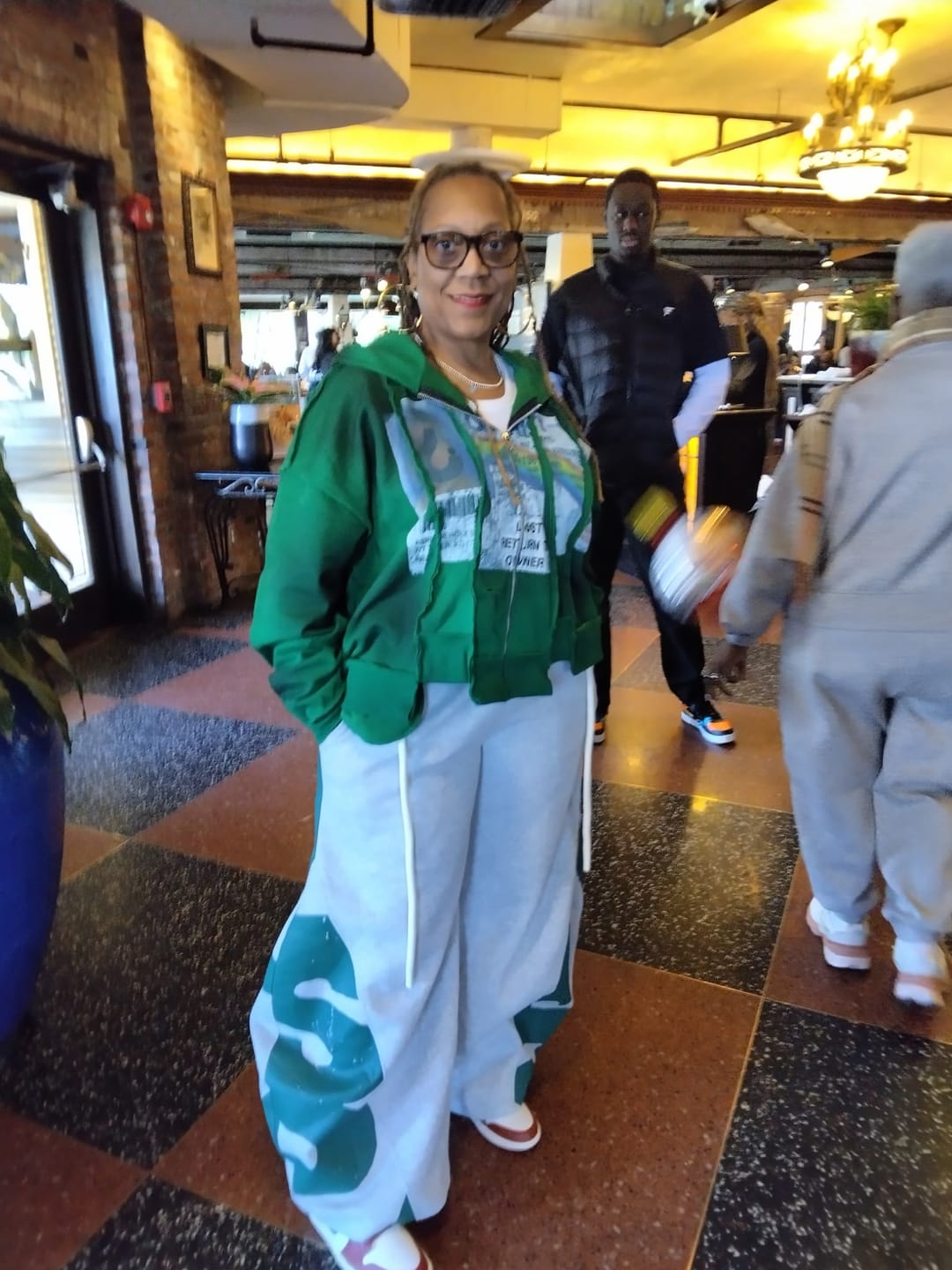 Customer photo review of Aelfric Eden Graffiti Super Baggy Barrel Sweatpants