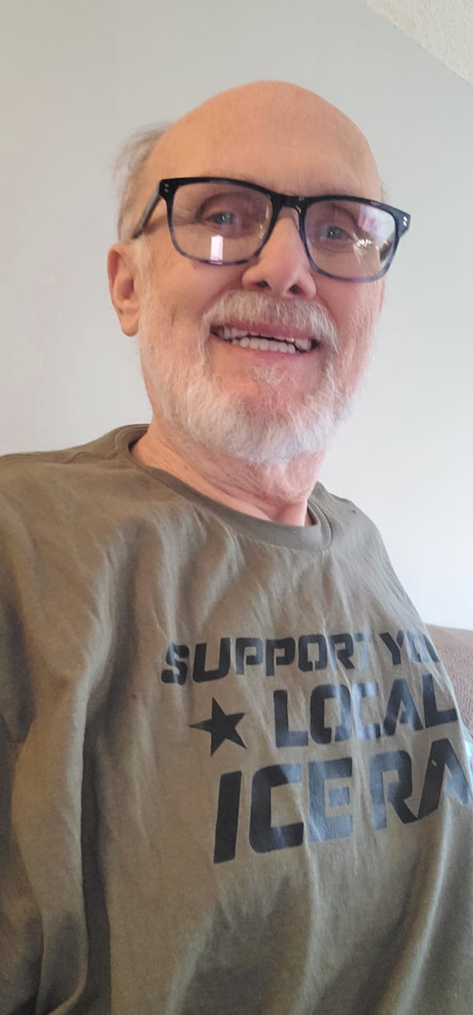 Customer photo review of Support Your Local Ice Raid T-Shirt