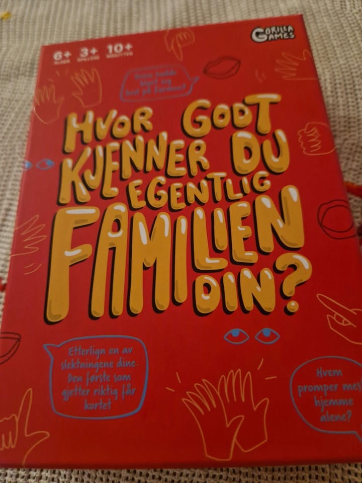 Customer photo review of Hvor Godt Kjenner Du Egentlig Familien Din?