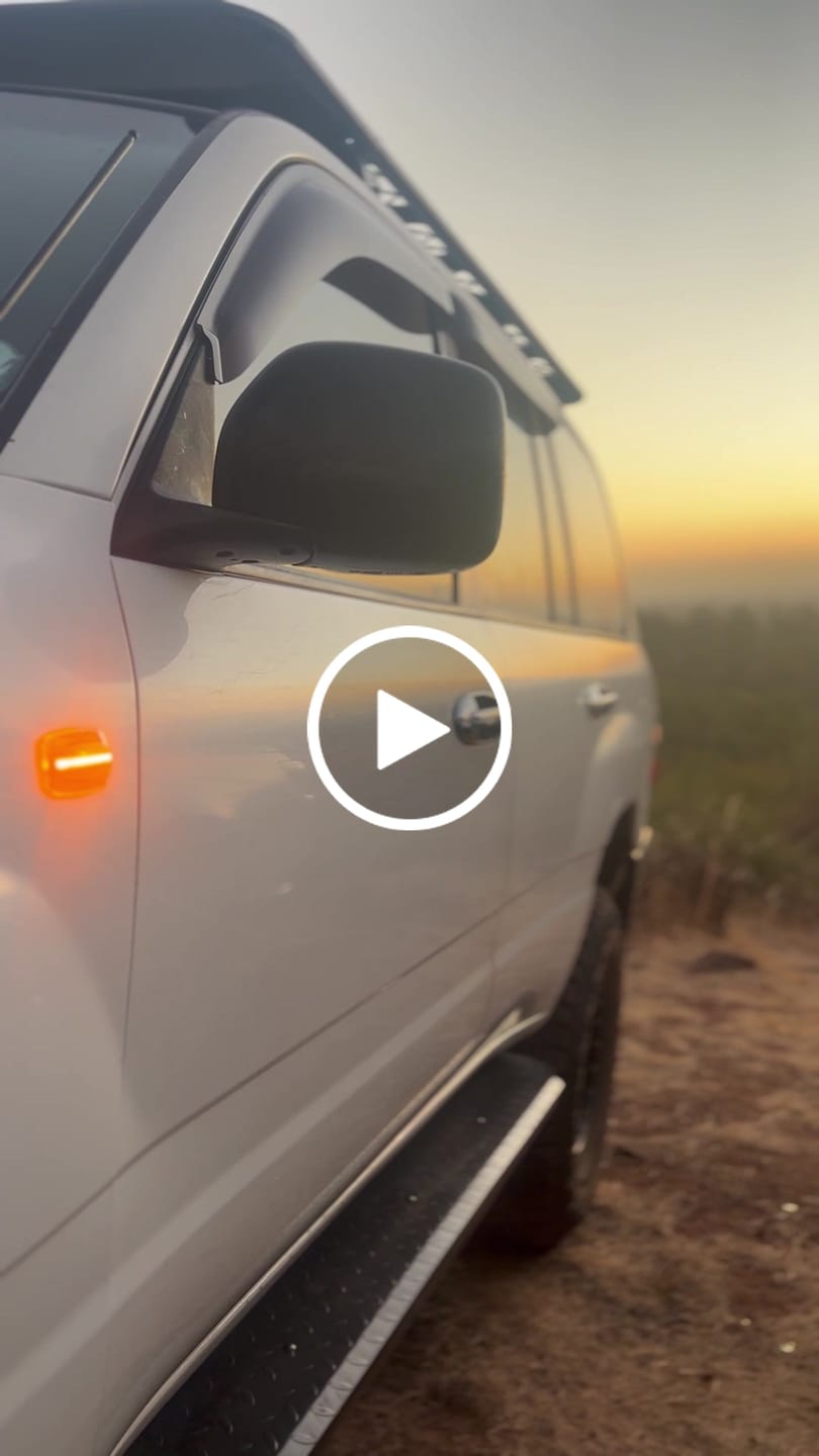 Customer video review of Sequential Side Indicators to suit 80/100/105 series Toyota Landcruiser