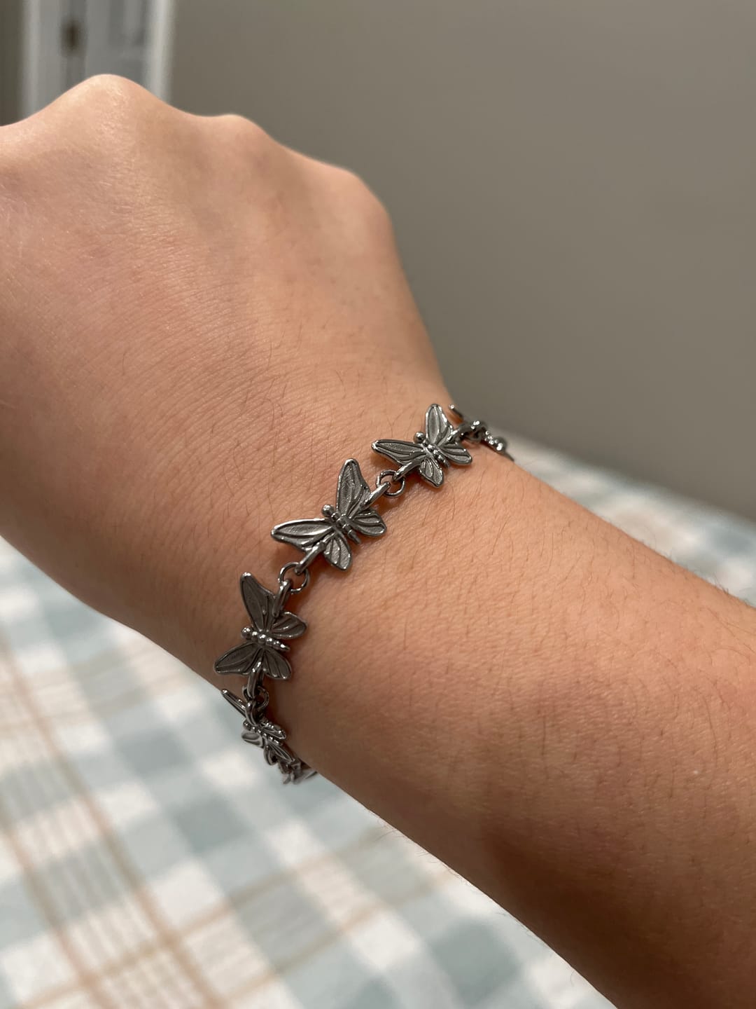 Customer photo review of BUTTERFLY BRACELET (ADJUSTABLE)