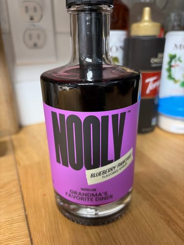 Customer photo review of Blueberry Coffee Syrup