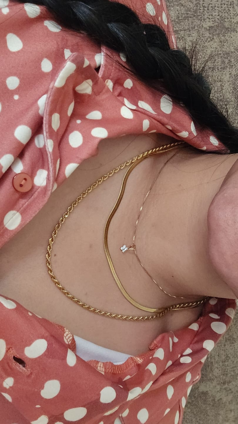 Customer photo review of Rope N Snake Chain