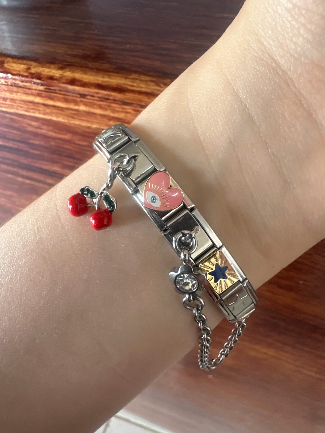 Customer photo review of Charm Letra A