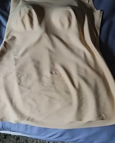 Customer photo review of U Neck Shapewear Built-in Bra Tank