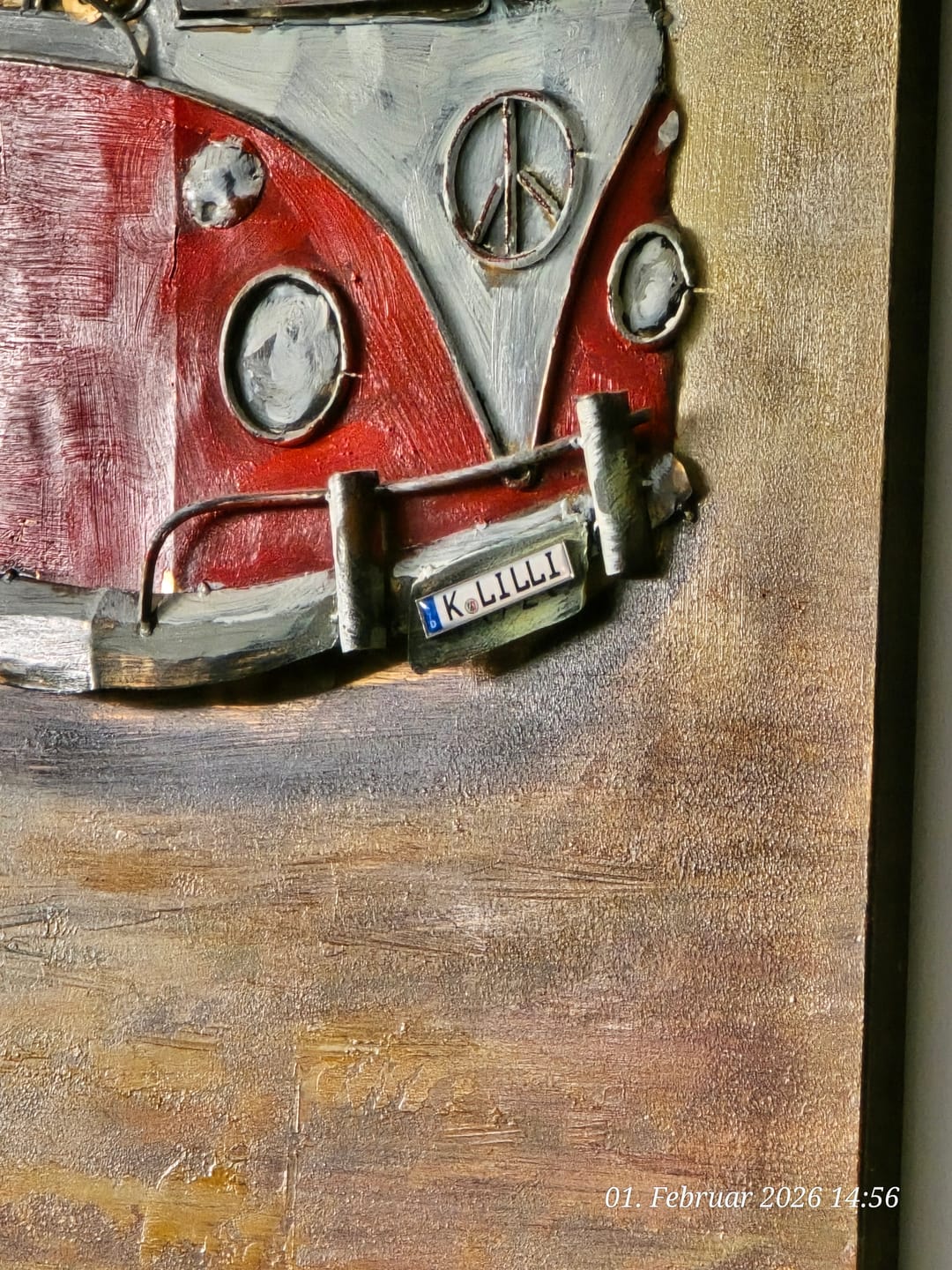 Customer photo review of Kühlschrankmagnet aus Metall - Kennzeichen Deutschland - individuell personalisierbar