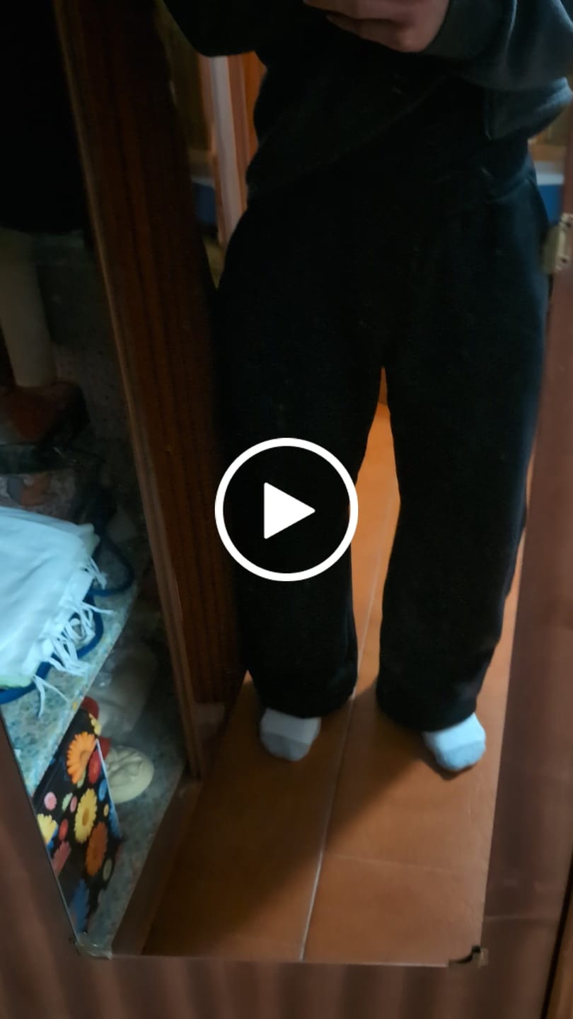 Customer video review of Sweatpants Baggy Fit Blanks 500GSM Black
