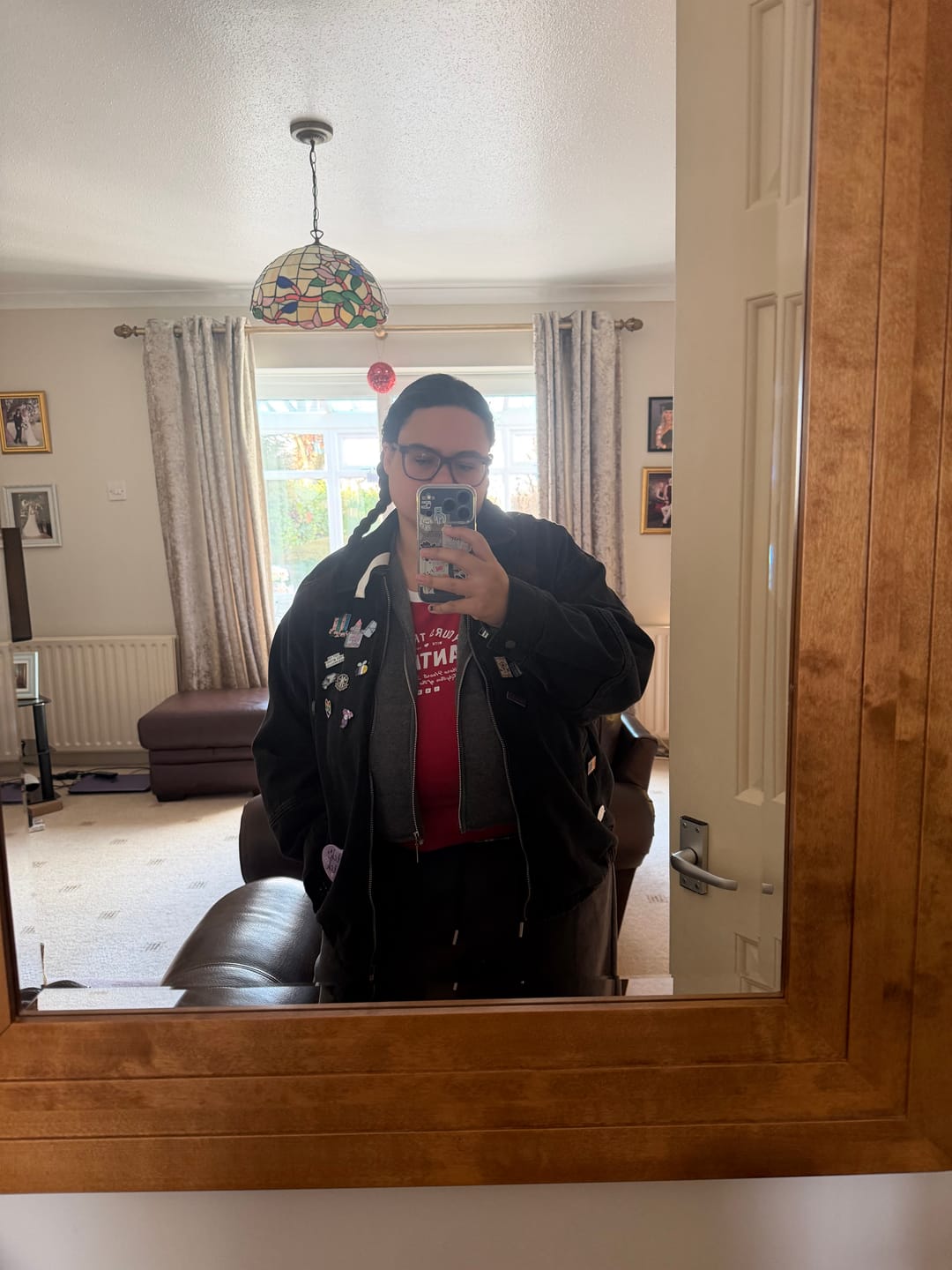Customer photo review of Aelfric Eden Double Waist Vintage Baggy Sweatpants