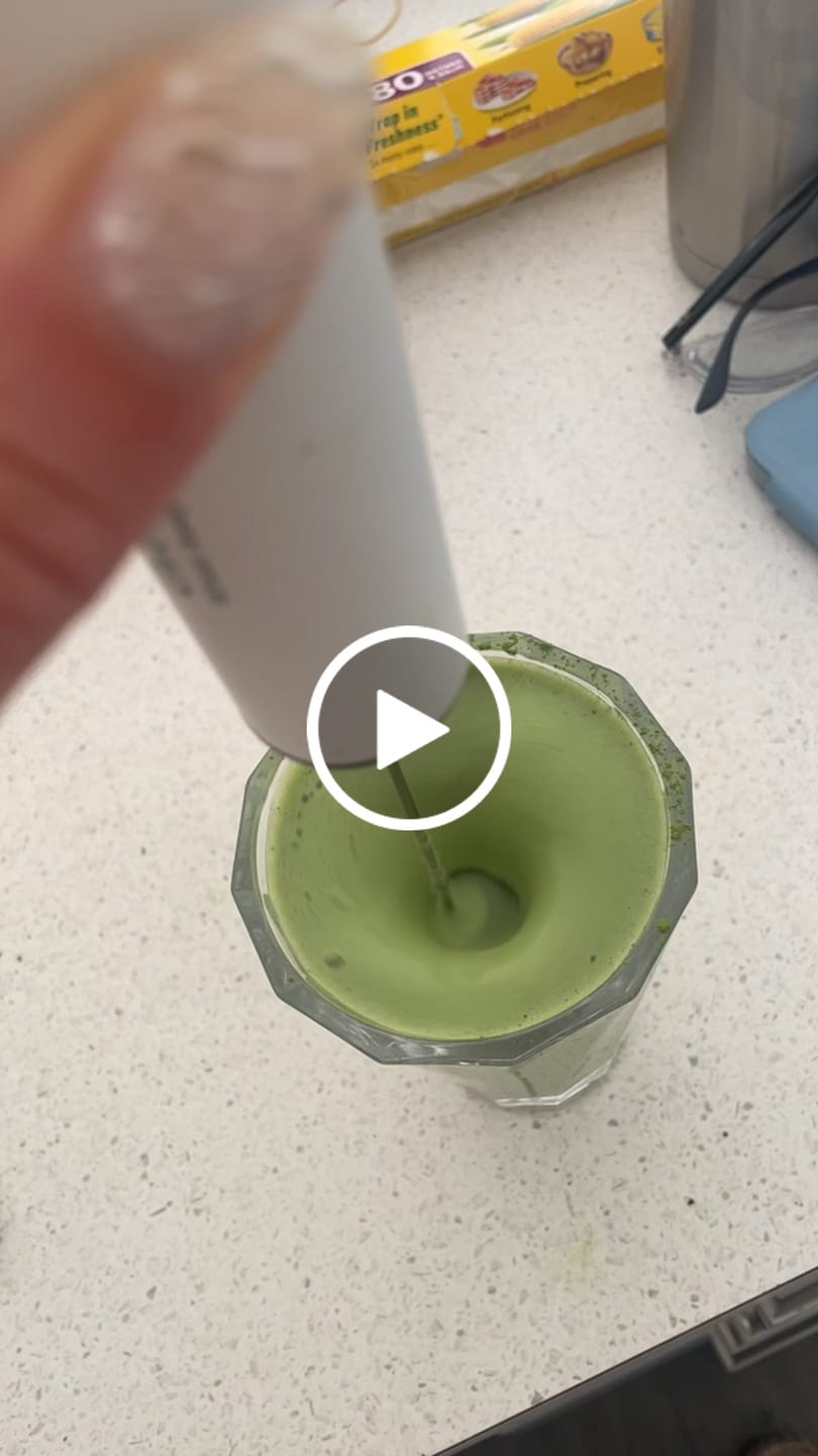 Customer video review of Gourmet's Gold Artisan Matcha (Latte)