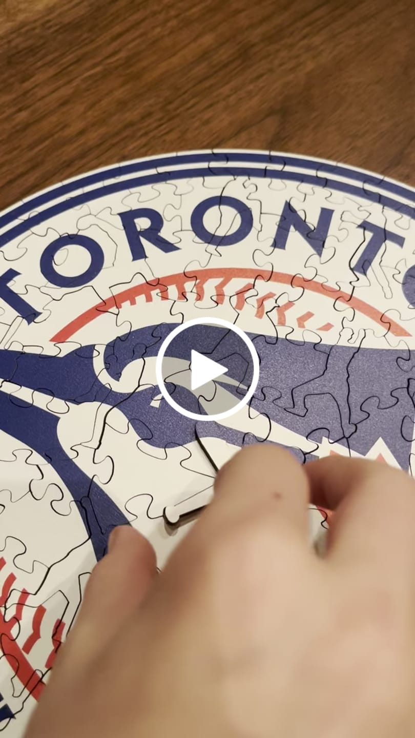 Customer video review of Toronto Blue Jays™ - Wooden Puzzle