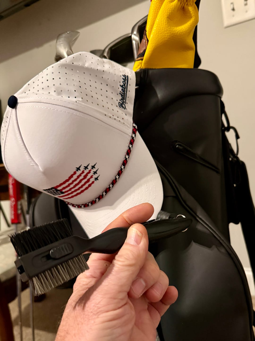 Customer photo review of Birdieboss Magnetic Golf Brush