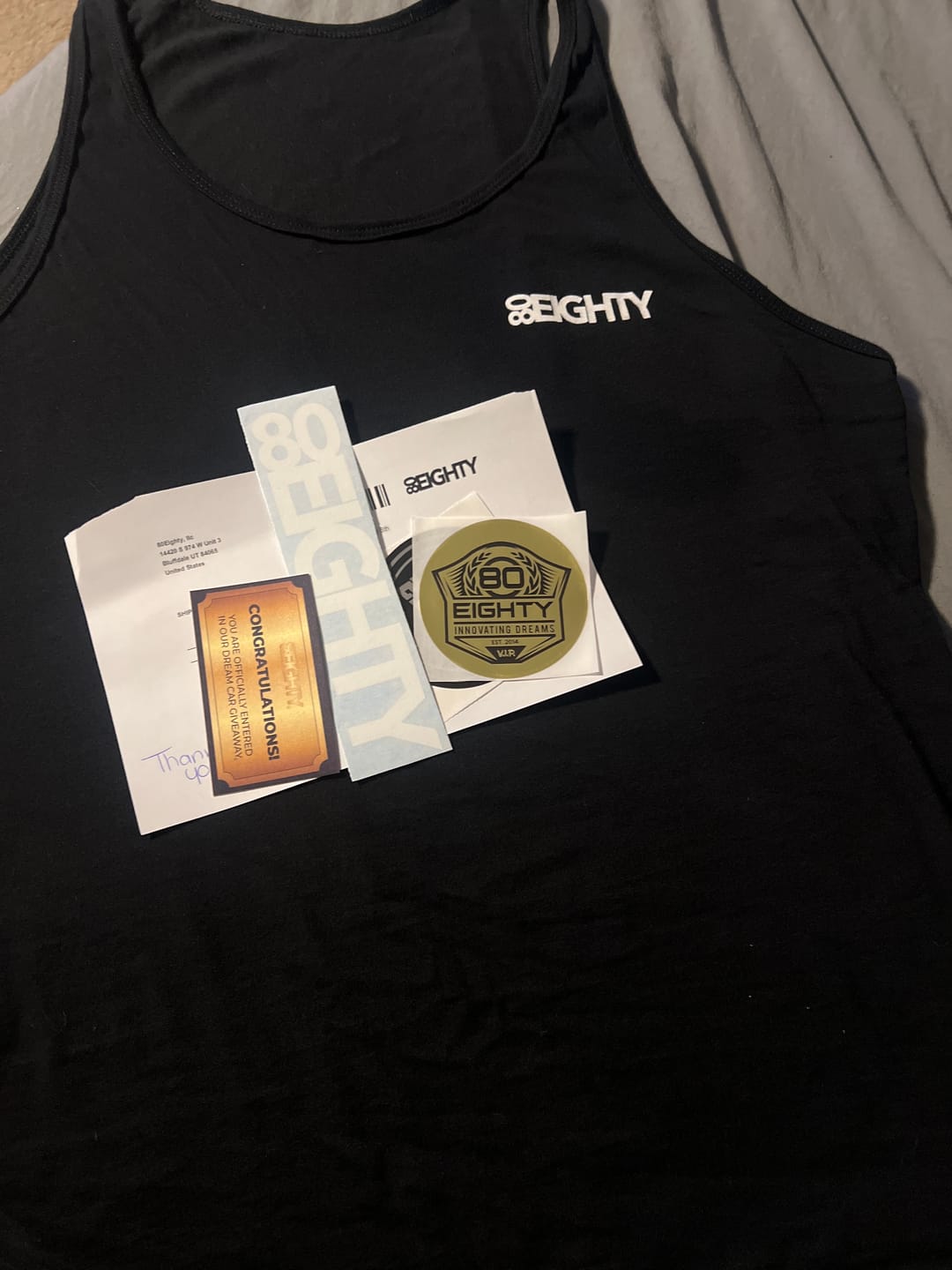 Customer photo review of 80Eighty® Classy Tank