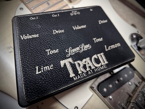 Customer photo review of Thick Leatherette Sheet - Black / Gold (12"x24")