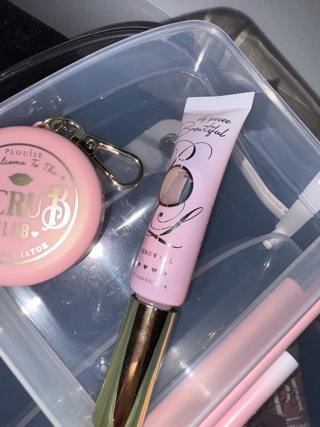 Customer photo review of P.Louise Babyccino Clear Eyebrow Gel