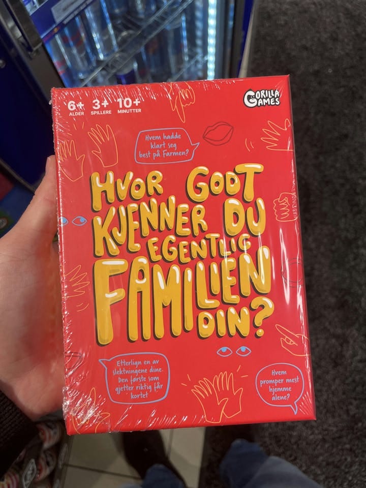Customer photo review of Hvor Godt Kjenner Du Egentlig Familien Din?