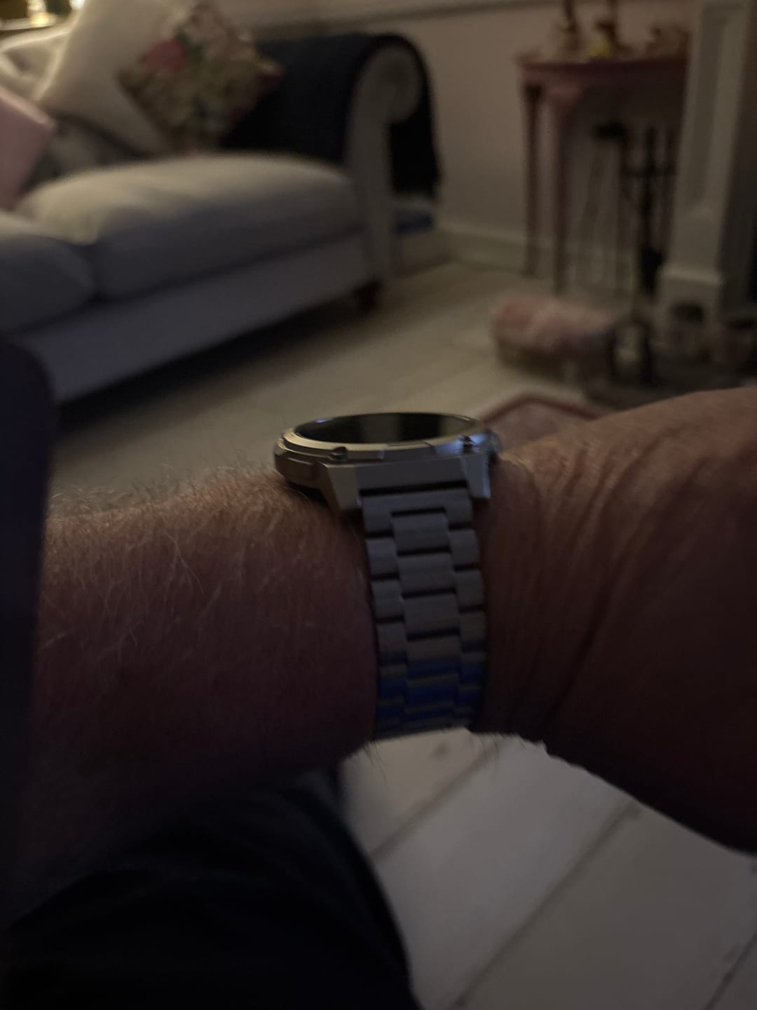 Customer photo review of Silver Steel Loop