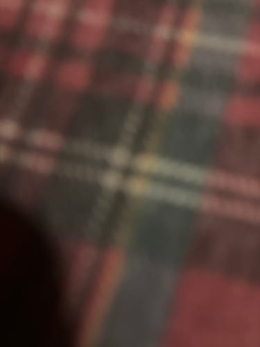 Customer's blurry, out-of-focus image accompanying their review.
