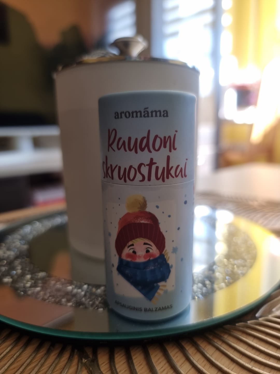 Customer photo review of Apsauginis balzamas nuo šalčio „Raudoni skruostukai“