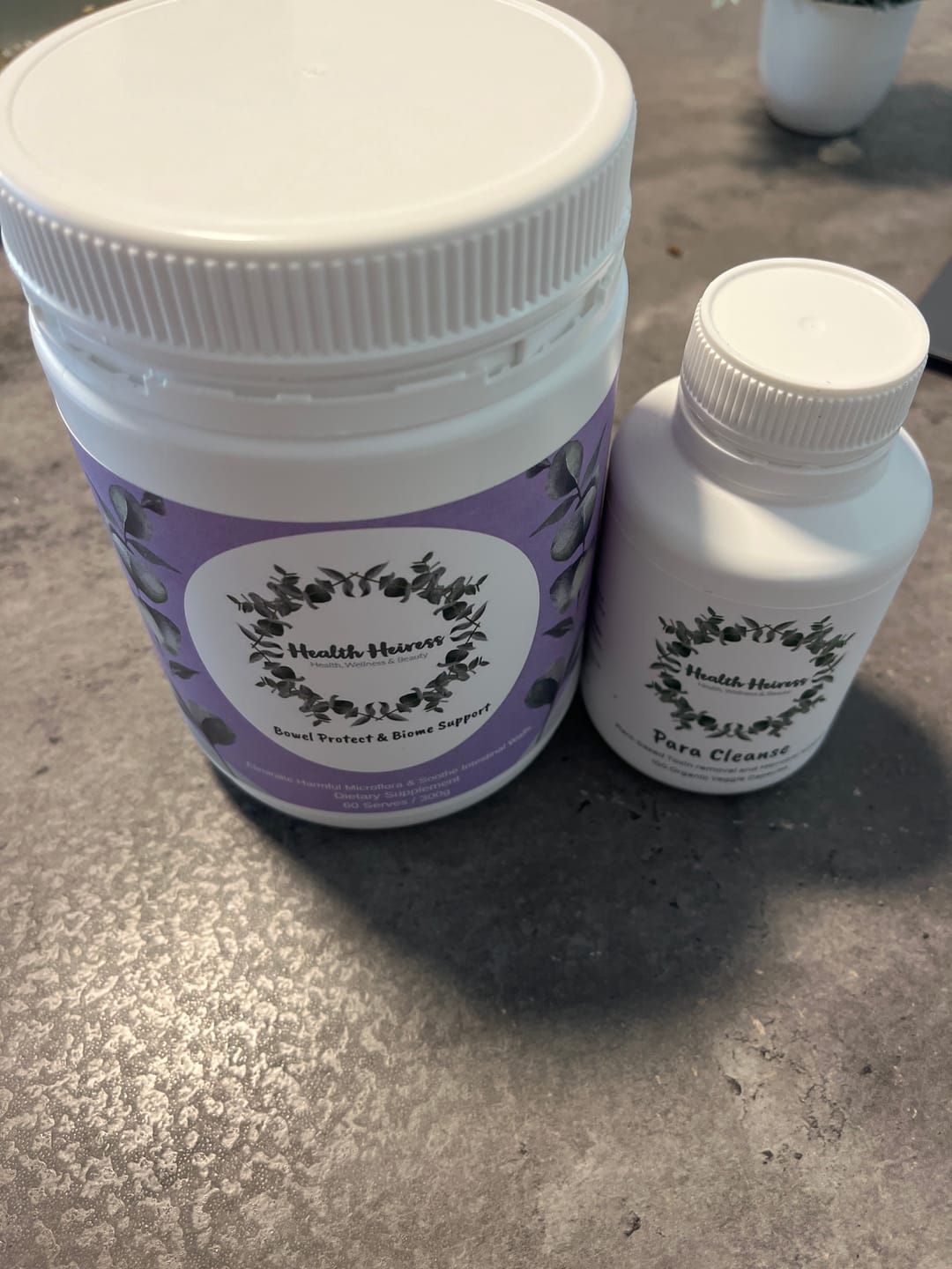 Customer photo review of Gut Harmony & Natural Detox Set