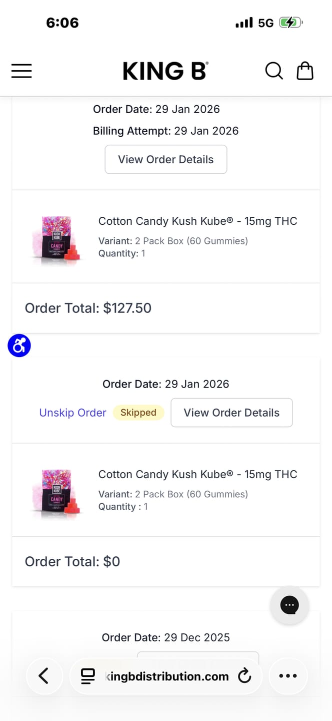 Customer photo review of Cotton Candy Kush Kube® - 15mg THC