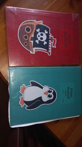 Customer photo review of Sticky Sleeves - Customise your own