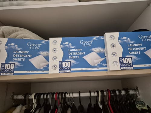 Customer photo review of דפי ניקוי כביסה