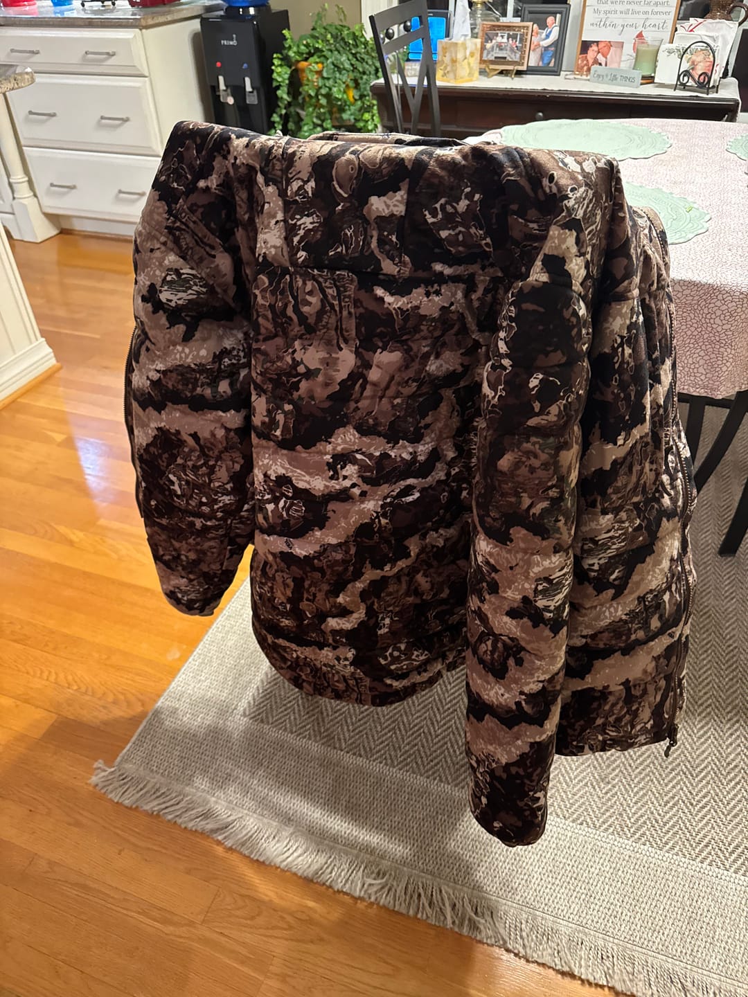 Customer photo review of Insulated Hunting Jacket for Men | Camo Deer & Whitetail Hunting Coat with Water Resistant Soft shell & Odor Control | Cotton Outer Layer Jacket with Detachable Hunting Hoodies