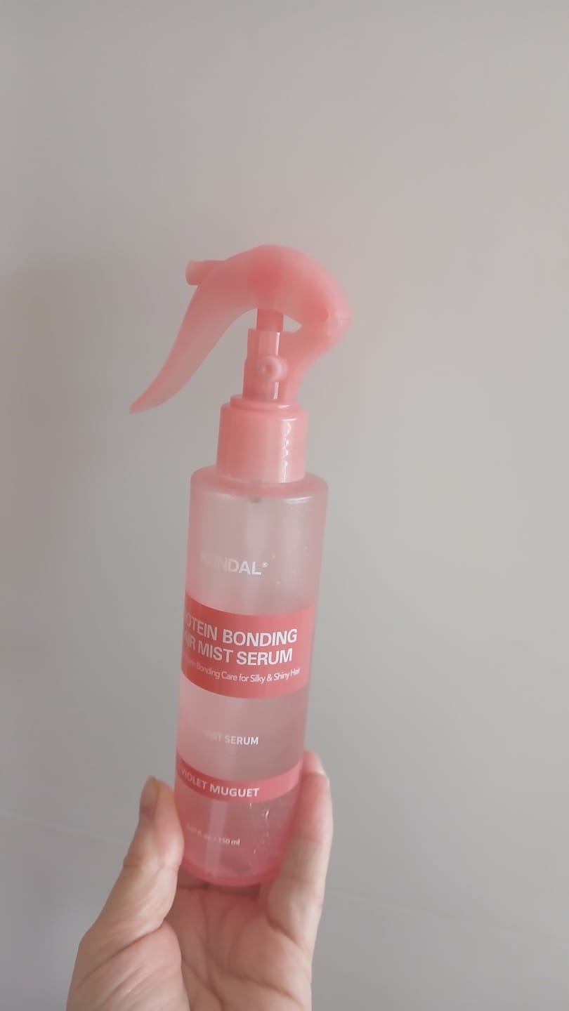 Customer photo review of Atjaunojoša matu migla Kundal Protein Bonding Hair Mist Serum Violet Muguet