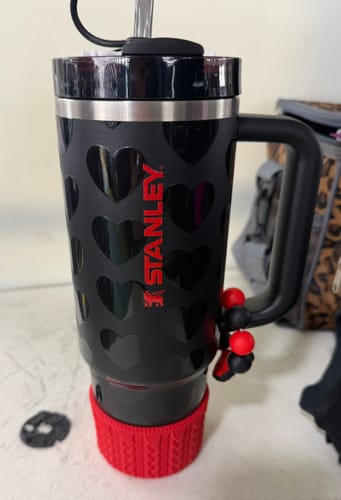 Customer photo review of RED MACRAME Tumbler Boot