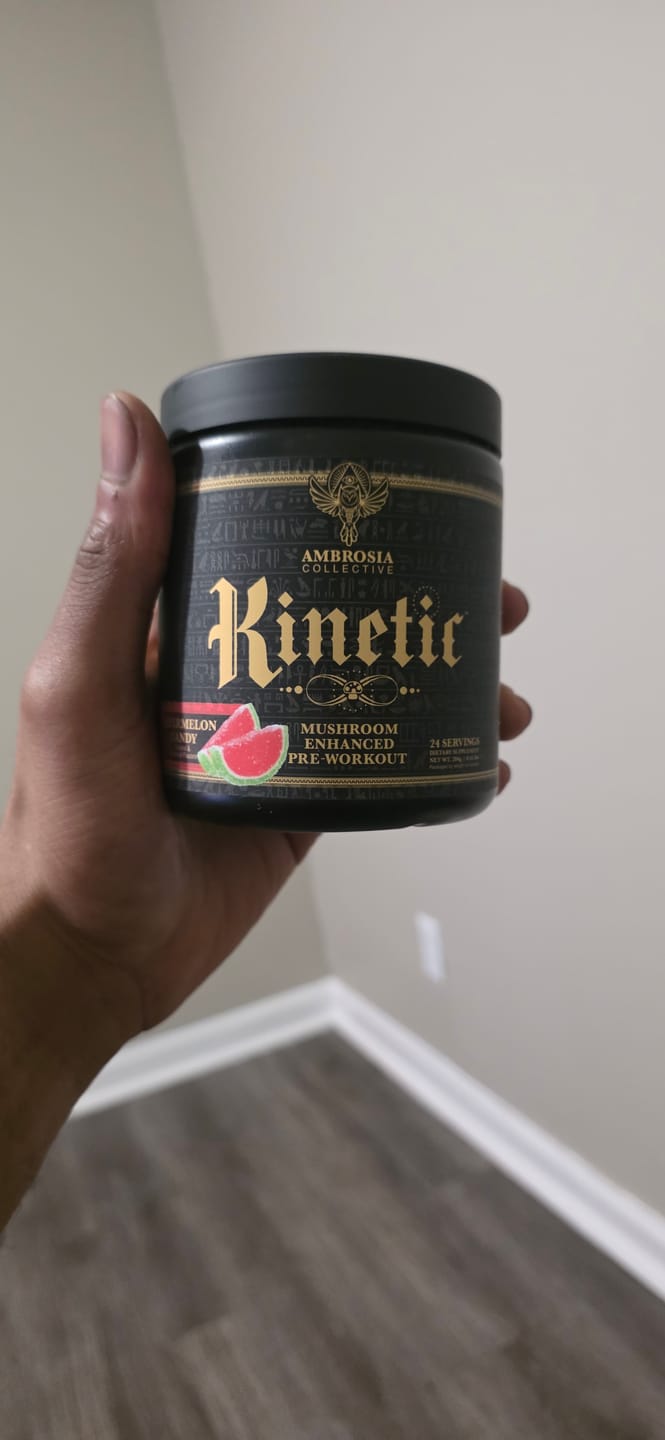 Customer photo review of Kinetic™ - Mushroom Enhanced Pre-Workout