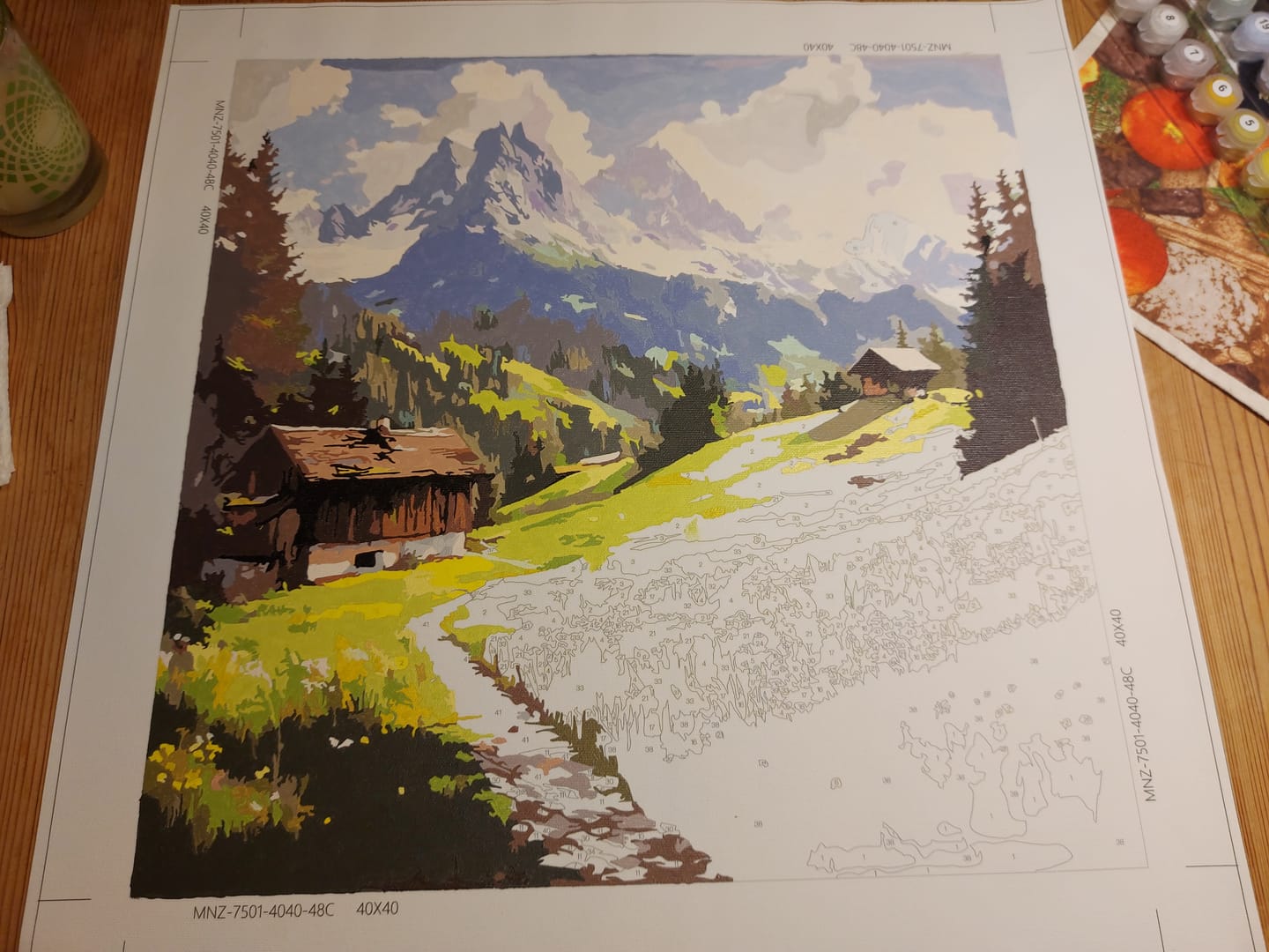 Customer photo review of Malen nach Zahlen - Der Weg in die Stille