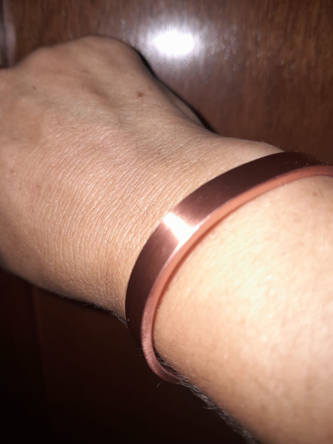 Customer photo review of Pulsera de Cobre