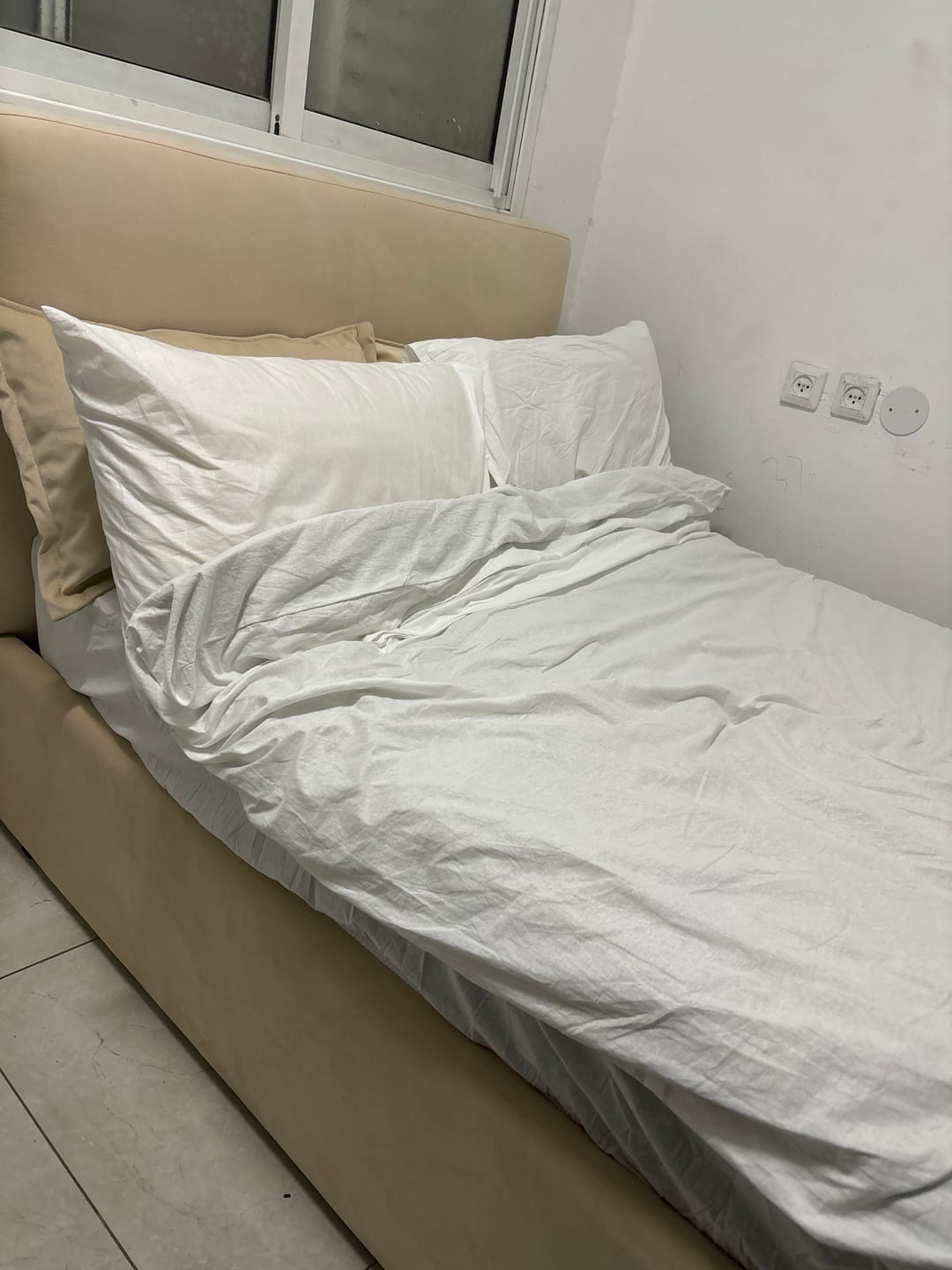 Customer photo review of ציפה לשמיכה כותנה לבן - Ekko Cotton