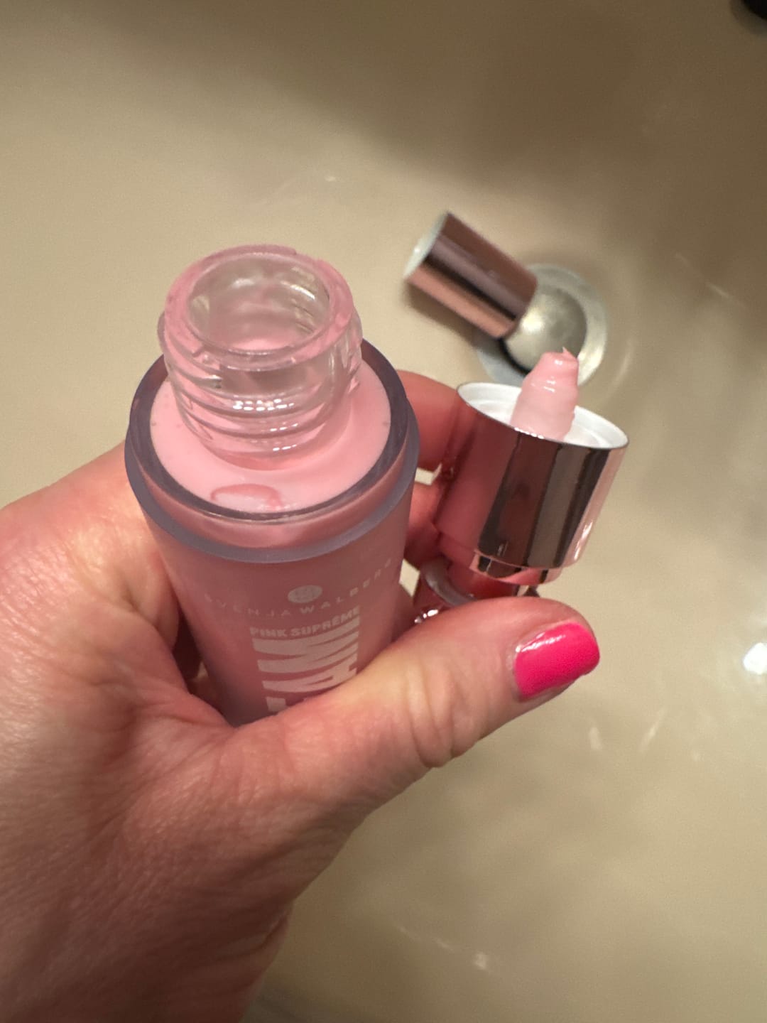 Customer photo review of Molecular Drops + Pink Suprême Cream