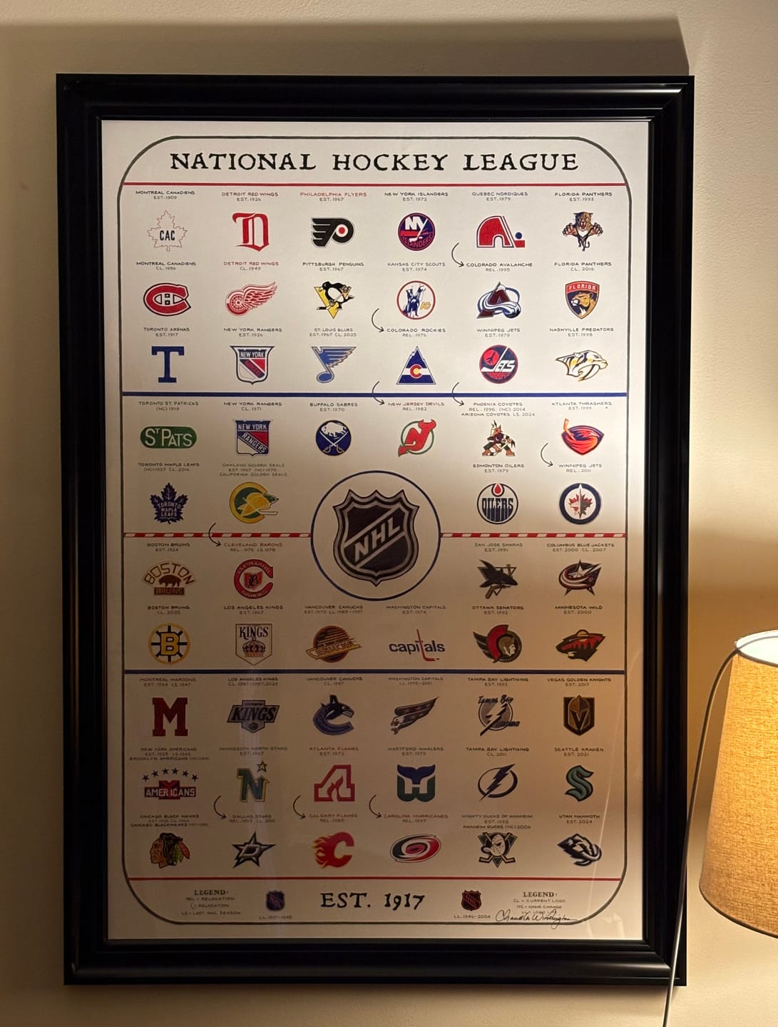 Customer photo review of The Evolution of the NHL (2025 Edition)