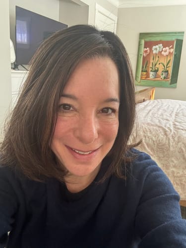 Customer photo review of Audrey Balayage Full Volume Hair Topper