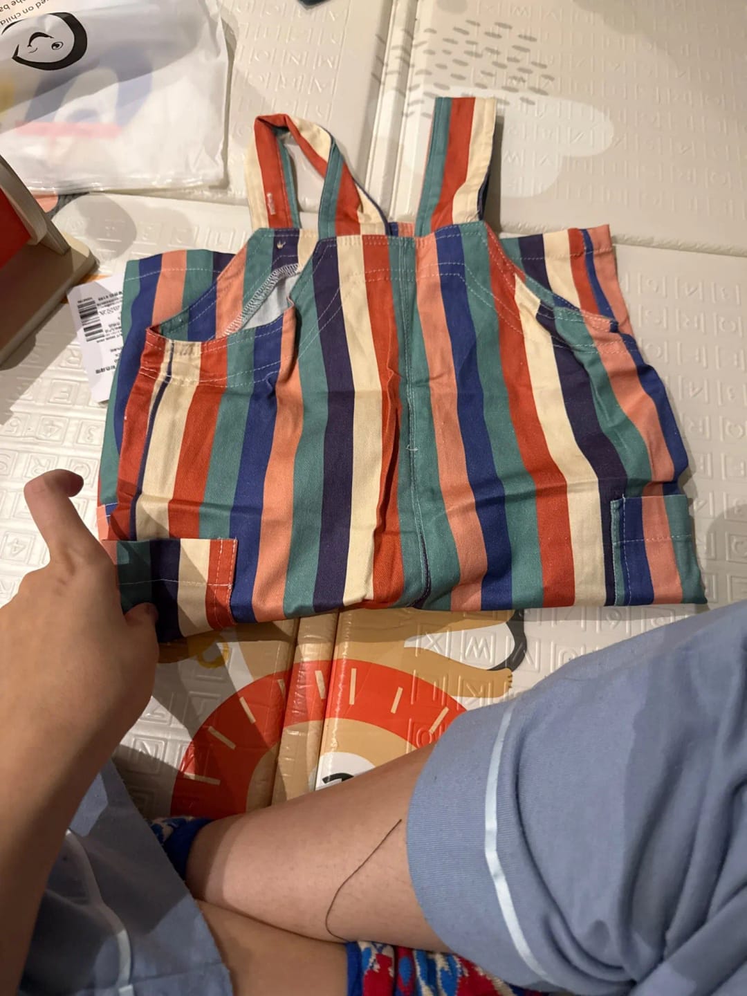 Customer photo review of Striped Polka Dot Playsuit