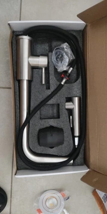 Customer photo review of Faaborg - Pull-Out Kitchen Faucet