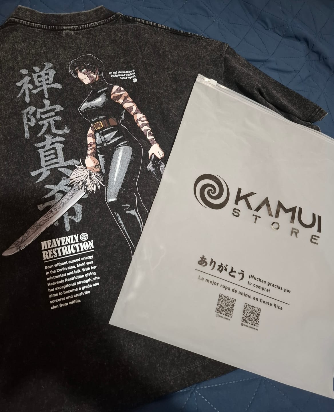 Customer photo review of Camisa Maki Zenin - Jujutsu Kaisen