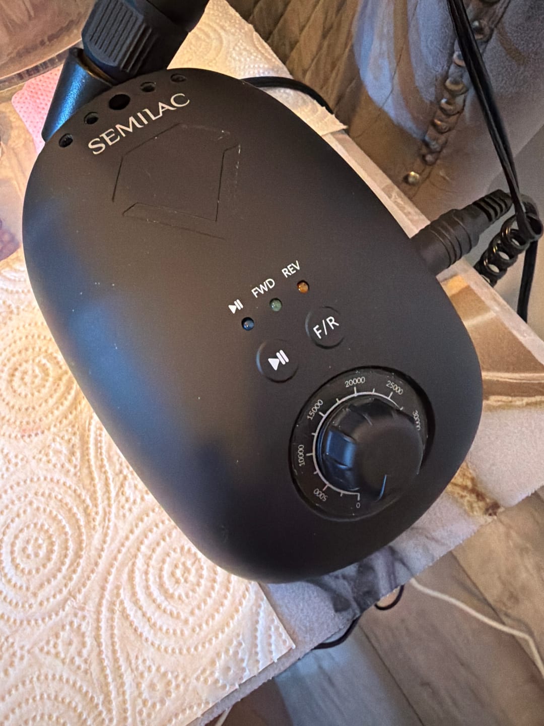 Customer photo review of Semilac Nail Drill 65W v2 - Professional Electric E-File - Black NEW DESIGN!!!