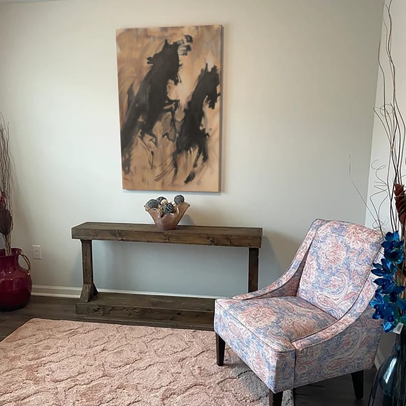 Customer photo review of Abstract Painting Canvas #AP204