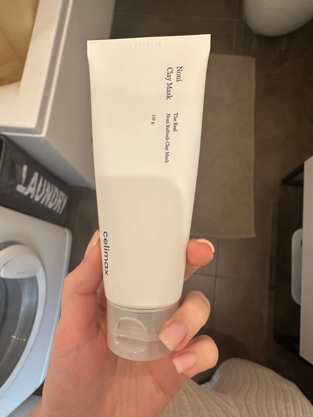 Customer photo review of Attīroša māla maska ar noni ekstraktu Celimax Noni Refresh Clay Mask