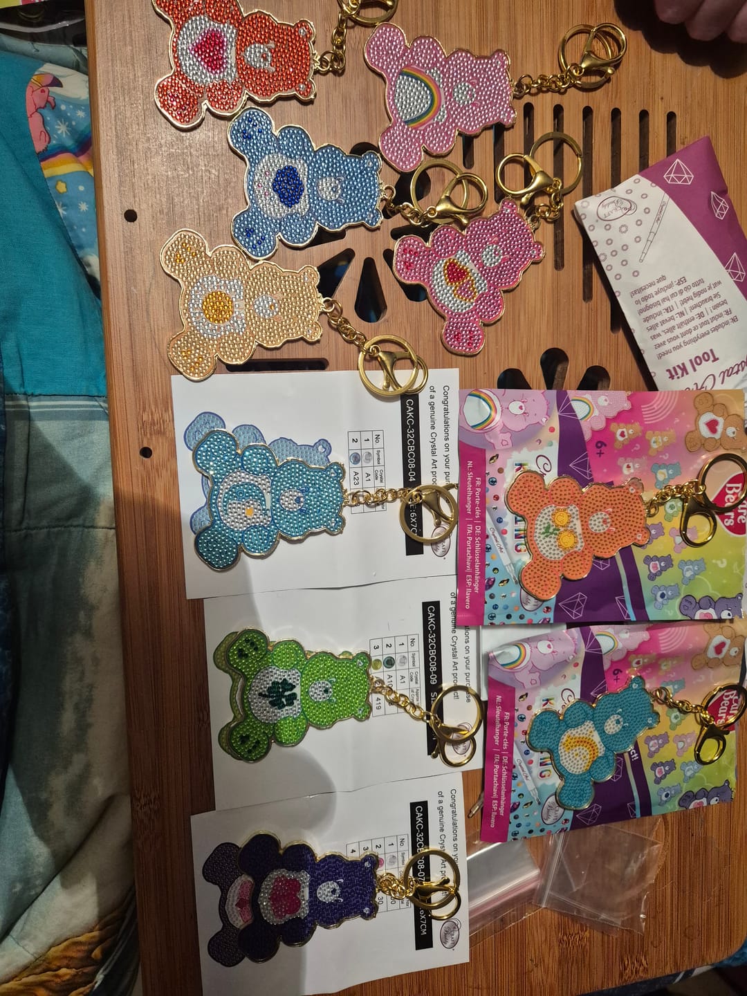 Customer photo review of Care Bears Crystal Art Keyring - Blind Bag