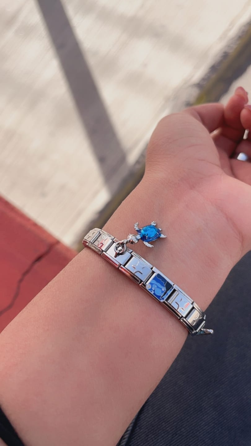 Customer photo review of Pulsera Estrellas Italiana para Charms